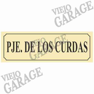 Pje. de los Curdas Crema