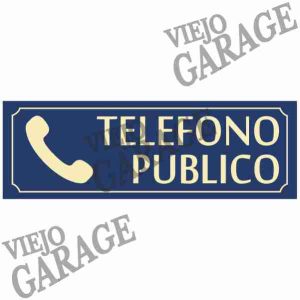 Telefono Publico Azul