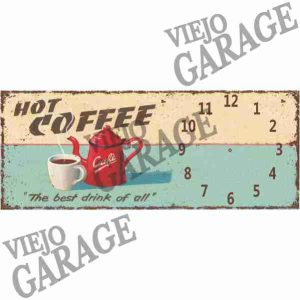 HOT COFFEE VINTAGE HORIZONTAL
